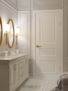 Межкомнатная дверь окрашенная Легенда-3 ПГ белый