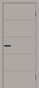 Межкомнатная дверь из Био-шпона Граффити-1 Grey Pro