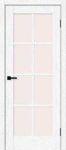 Межкомнатная дверь ПЭТ Прима-11.1 White Silkwood