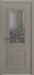 Межкомнатная дверь окрашенная Турин-2 ПО Мокко