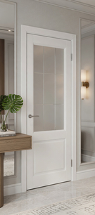  Межкомнатная дверь окрашенная Доррен ПО Polar