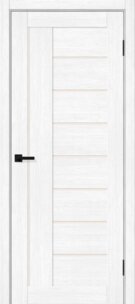 Межкомнатная дверь с эко шпоном Браво-29 Snow Melinga