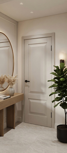   Межкомнатная дверь ПЭТ Прима-12 Cream Silk