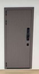  Входная дверь Смарт Нанорельеф 091 Зеркало макси бок тонированное черное