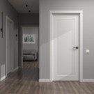 Межкомнатная дверь окрашенная Triumf белая