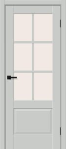 Межкомнатная дверь ПЭТ Прима-13.0.1 Grey Silk