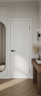  Межкомнатная дверь ПЭТ Браво-40 White Silk