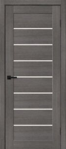 Межкомнатная дверь с эко шпоном Браво-22 Grey Melinga