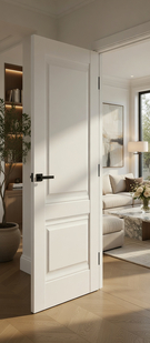    Межкомнатная дверь ПЭТ Прима-2 White Silk