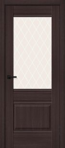  Межкомнатная дверь с эко шпоном Прима-3 Wenge Melinga