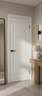   Межкомнатная дверь ПЭТ Прима-10 White Silk