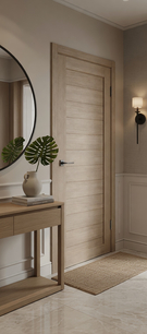   Межкомнатная дверь с эко шпоном Атум-6 Cappuccino