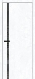 Межкомнатная дверь с эко шпоном Браво-1.55 Snow Art