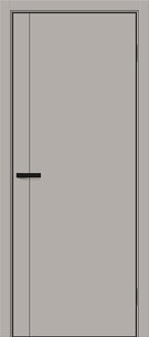Межкомнатная дверь ПЭТ Браво-0.10 П Grey Silk