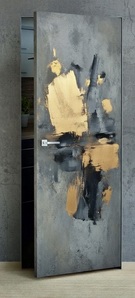   Межкомнатная дверь скрытая P-0 Инвизибл ABS усиленная