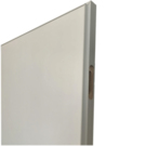 Межкомнатная скрытая дверь PX-0 REVERSE Invisible AL мат. с 4-х ст.