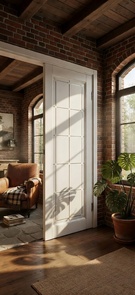  Межкомнатная дверь с эко шпоном ПСУ-35 Агат