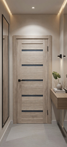    Межкомнатная дверь экошпон ПСЛ-7 Сан-ремо крем