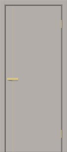Межкомнатная дверь ПЭТ Браво-0.10 П SG P3 Grey Silk