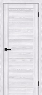 Межкомнатная дверь с эко шпоном Браво-21 Riviera Ice