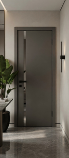  Межкомнатная дверь ПЭТ Браво-0.40 П Stormy Silk / Mirox Grey