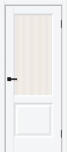  Межкомнатная дверь ПЭТ Неоклассик-33 White Silk