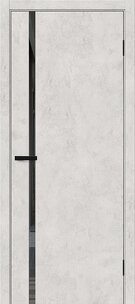 Межкомнатная дверь экошпон Браво-0.40.П Look Art / Mirox Grey