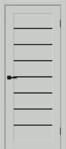 Межкомнатная дверь ПЭТ Браво-22 BS Grey Silk