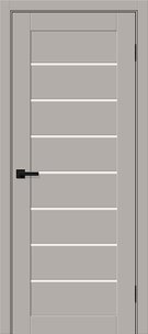  Межкомнатная дверь ПЭТ Браво-22 Grey Silk