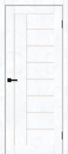 Межкомнатная дверь с эко шпоном Браво-29 Snow Art