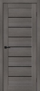 Межкомнатная дверь с эко шпоном Браво-22 BS Grey Melinga