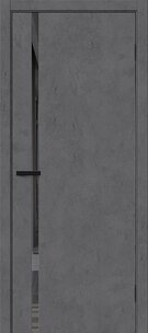 Межкомнатная дверь экошпон Браво-0.40.П Slate Art / Mirox Grey