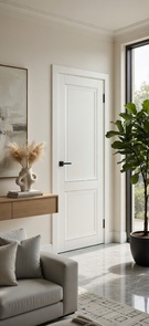 Межкомнатная дверь ПЭТ ПСТ-38 Белый матовый