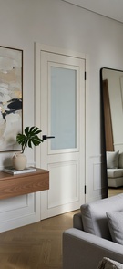 Межкомнатная дверь ПЭТ ПСТ-37 Бежевый матовый