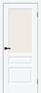  Межкомнатная дверь ПЭТ Неоклассик-35 White Silk