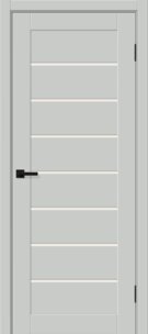  Межкомнатная дверь ПЭТ Браво-22 Grey Silk