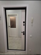 Входная дверь Плата белый / с зеркалом