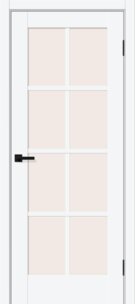  Межкомнатная дверь ПЭТ Прима-11.1 White Silk