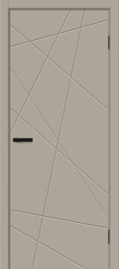  Межкомнатная дверь ПЭТ Граффити-5.Д.П Clay Silk