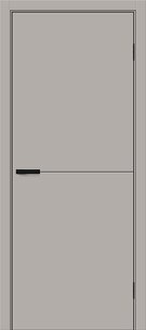 Межкомнатная дверь ПЭТ Браво-0.21 П Grey Silk