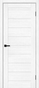 Межкомнатная дверь с эко шпоном Браво-21 Snow Melinga