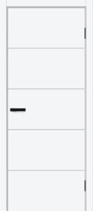 Межкомнатная дверь винил Граффити-1.Д White Pro
