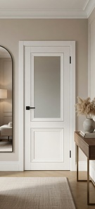 Межкомнатная дверь ПЭТ ПСТ-37 Белый матовый