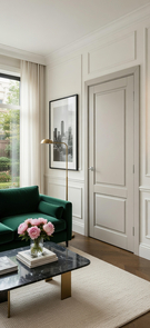 Межкомнатная дверь окрашенная Доррен ПГ Cotton