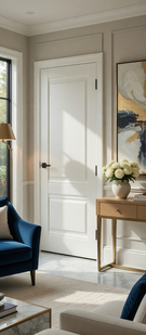    Межкомнатная дверь ПЭТ Прима-2 White Silk