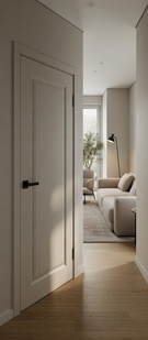 Межкомнатная дверь винил Скинни-10 Cream Pro