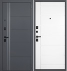 Входная дверь Вегас белый матовый