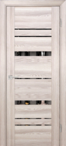 Межкомнатная дверь экошпон PSK-2 Ривьера крен-экрю