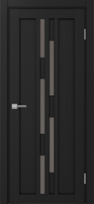  Межкомнатная дверь экошпон Турин_551.121 Антрацит/бронза мат.