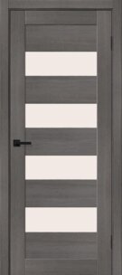 Межкомнатная дверь с эко шпоном Браво-23 Grey Melinga